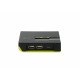 LevelOne KVM 0222 switch per keyboard video mouse kvm Nero, Verde