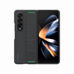 Samsung Silicone Grip Cover per Galaxy Z Fold4, Nero EF GF936TBEGWW