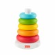 Fisher Price Piramide 5 Anelli Eco, in Materiali Vegetali, Giocattolo Impilabile per Bambini 6 Mesi GRF09