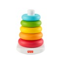 Fisher Price Piramide 5 Anelli Eco, in Materiali Vegetali, Giocattolo Impilabile per Bambini 6+Mesi GRF09