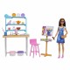 Mattel Relax and Create Atelier Playset con Bambola e Plastilina per Vasi e Pittura 25 Accessori Alta 29 cm Regalo ...
