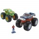 Hot Wheels Monster Trucks Torneo dei Titani Playset con Monster Truck Bigfoot e Gunkster per sfide testa a testa giocattolo...