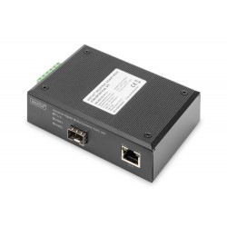 Digitus Media converter Gigabit di grado industriale RJ45, SFP DN 652103