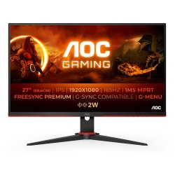 AOC G2 27G2SPAEBK LED display 68,6 cm 27 1920 x 1080 Pixel Full HD Nero, Rosso