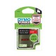 DYMO D1 Durable Etichette Bianco su rosso 12mm x 7m 1978366