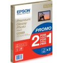 Epson Premium Glossy Photo Paper - A4 - 2x 15 Fogli C13S042169