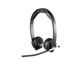 Logitech Wireless Headset Dual H820e Auricolare A Padiglione Ufficio Nero 981 000517