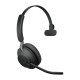 Jabra Evolve2 65, MS Mono Auricolare Wireless A Padiglione Ufficio USB tipo A Bluetooth Nero 26599 899 999