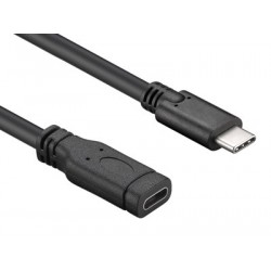 Hamlet XCUC UC MF10 cavo USB 1 m USB 3.2 Gen 1 3.1 Gen 1 USB C Nero