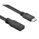 Hamlet XCUC-UC-MF10 cavo USB 1 m USB 3.2 Gen 1 3.1 Gen 1 USB C Nero