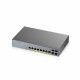 ZyXEL GS1350 12HP EU0101F switch di rete Gestito L2 Gigabit Ethernet 101001000 Supporto Power over Ethernet PoE Grigio