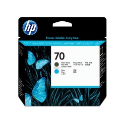 HP Testina di stampa nero opaco e ciano DesignJet 70 C9404A