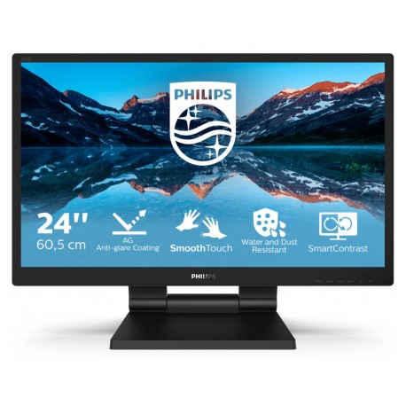 Philips 242B9TL00 Monitor PC 60,5 cm 23.8 1920 x 1080 Pixel Full HD LCD Touch screen Nero