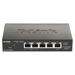 D Link DGS 1100 05PDV2 switch di rete Gestito Gigabit Ethernet 101001000 Supporto Power over Ethernet PoE Nero