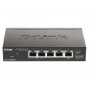 D-Link DGS-1100-05PDV2 switch di rete Gestito Gigabit Ethernet 101001000 Supporto Power over Ethernet PoE Nero