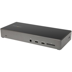 StarTech.com Dock USB type C Docking station USB C con triplo monitor 4K Power Delivery 100W DP 1.4 Alt Mode DSC, 2x...