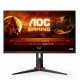 AOC G2 Q27G2UBK Monitor PC 68,6 cm 27 2560 x 1440 Pixel Quad HD LED Nero, Rosso Q27G2UBK