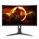 AOC G2 C24G2UBK Monitor PC 59,9 cm 23.6 1920 x 1080 Pixel Full HD LED Nero, Rosso