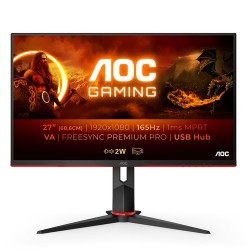 AOC 27G2SUBK Monitor PC 68,6 cm 27 1920 x 1080 Pixel Full HD LED Nero, Rosso