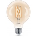 Philips LED Lampadina Smart Filament Dimmerabile Luce Bianca da Calda a Fredda Attacco E27 60W Globo 929003018221