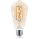 Philips LED Lampadina Smart Filament Dimmerabile Luce Bianca da Calda a Fredda Attacco E27 60W Edison 929003018621