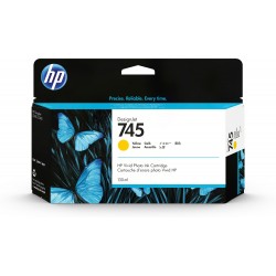 HP Cartuccia Inchiostro Giallo DesignJet 745, 130 ml F9J96A