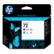 HP Testina di stampa magenta e ciano 72 C9383A