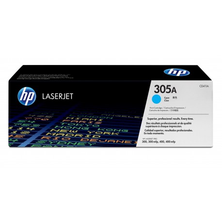 HP Cartuccia Toner originale ciano LaserJet 305A CE411A