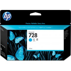 HP Cartuccia inchiostro ciano DesignJet 728, 130 ml F9J67A