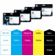 HP Cartuccia inchiostro ciano DesignJet 728, 130 ml F9J67A