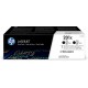 HP Confezione da 2 cartucce toner nero originale ad alta capacit LaserJet 201X CF400XD