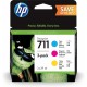 HP 3 cartucce di inchiostro DesignJet cianomagentagiallo 711 da 29 ml P2V32A