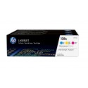 HP Confezione da 3 cartucce originali di toner cianomagentagiallo LaserJet 128A CF371AM