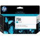 HP Cartuccia di inchiostro ciano DesignJet 730 da 130 ml P2V62A