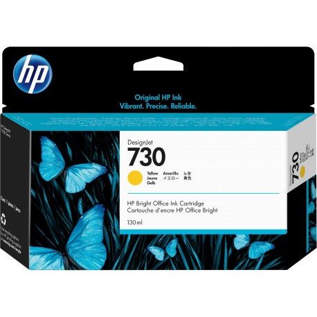 HP Cartuccia di inchiostro giallo DesignJet 730 da 130 ml P2V64A