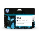 HP 728 130-ml Matte Black DesignJet Ink Cartridge cartuccia dinchiostro 1 pz Originale Resa standard Nero opaco 3WX25A