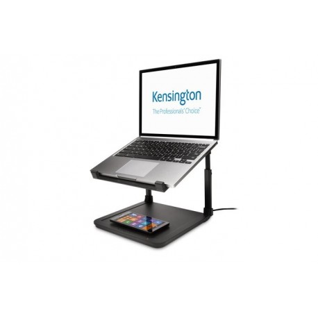 Kensington Base per laptop regolabile SmartFit con piano di ricarica wireless per smartphone K52784WW
