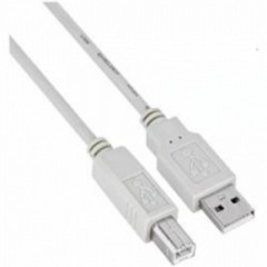 OEM Cavo USB A-B Maschio / Maschio 1,8 Mt Bianco usb-A-B-1.8-Mt