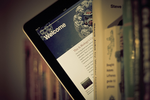 Leggere ebook su tablet.